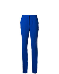 Pantalon slim bleu Mary Katrantzou