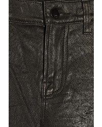 Pantalon slim en cuir noir J Brand