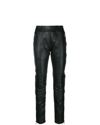 Pantalon slim en cuir noir Zadig & Voltaire