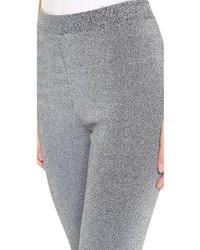 Pantalon slim en tricot gris Alexander Wang