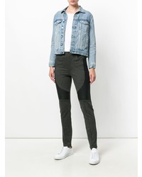 Pantalon slim gris foncé Versace Jeans