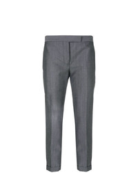 Pantalon slim gris foncé Thom Browne