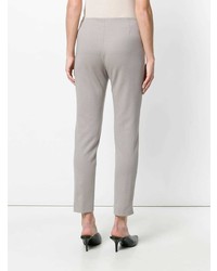 Pantalon slim gris Le Tricot Perugia