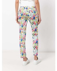 Pantalon slim imprimé multicolore Ultràchic
