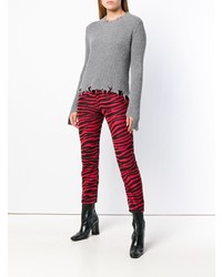 Pantalon slim imprimé rouge Isabel Marant Etoile