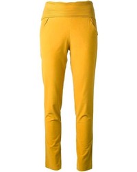 Pantalon slim jaune