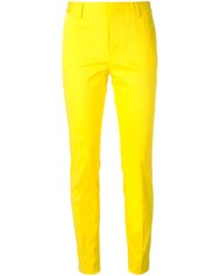 Pantalon slim jaune Dsquared2