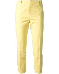 Pantalon slim jaune Dsquared2