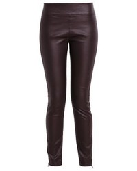 Pantalon slim marron foncé Cream