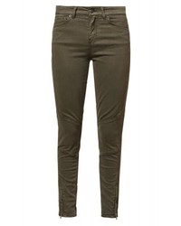 Pantalon slim marron foncé Drykorn