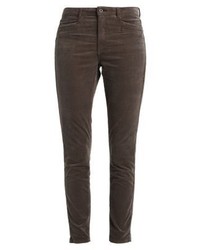 Pantalon slim marron foncé Esprit