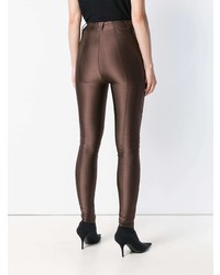 Pantalon slim marron Unravel Project