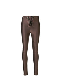 Pantalon slim marron Unravel Project