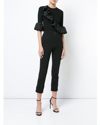 Pantalon slim noir Cushnie