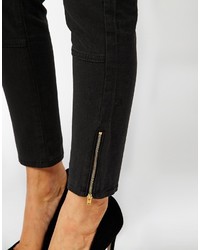 Pantalon slim noir