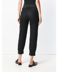 Pantalon slim noir Andrea Ya'aqov