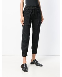 Pantalon slim noir Andrea Ya'aqov