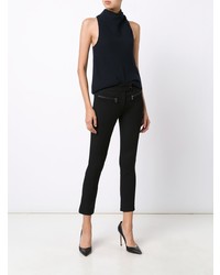 Pantalon slim noir Veronica Beard