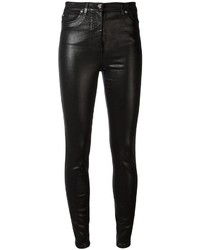 Pantalon slim noir Versace