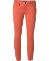 Pantalon slim orange