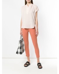 Pantalon slim orange Blanca