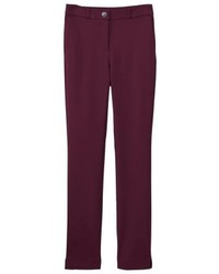 Pantalon slim pourpre foncé Mango