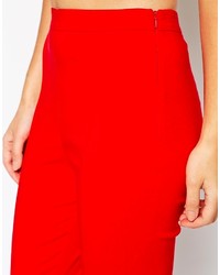 Pantalon slim rouge Asos