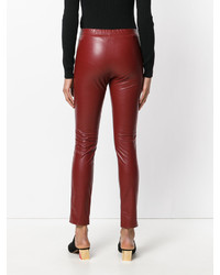 Pantalon slim rouge Etoile Isabel Marant