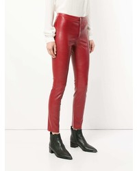 Pantalon slim rouge Isabel Marant Etoile