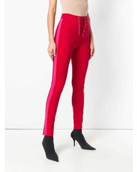 Pantalon slim rouge Unravel Project