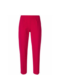 Pantalon slim rouge Piazza Sempione