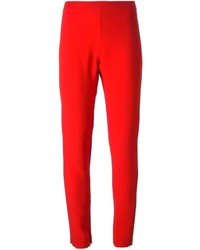 Pantalon slim rouge Ungaro