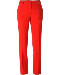Pantalon slim rouge Ungaro
