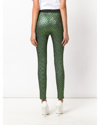 Pantalon slim vert foncé Dolce & Gabbana