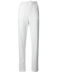 Pantalon style pyjama blanc