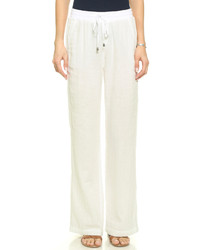 Pantalon style pyjama blanc Splendid