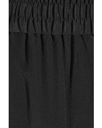 Pantalon style pyjama en soie noir Marc by Marc Jacobs