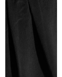 Pantalon style pyjama en soie noir Equipment