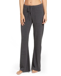 Pantalon style pyjama gris foncé