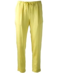 Pantalon style pyjama jaune P.A.R.O.S.H.