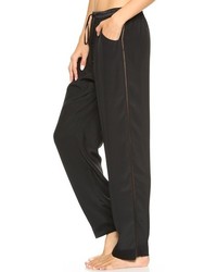 Pantalon style pyjama noir