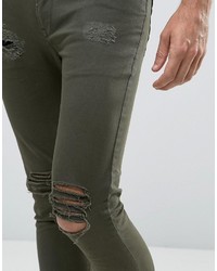 Pantalon vert foncé Asos