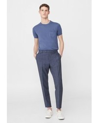 Pantalon violet clair Mango