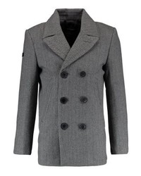 Pardessus à chevrons gris foncé Superdry