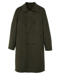Pardessus marron foncé Mango