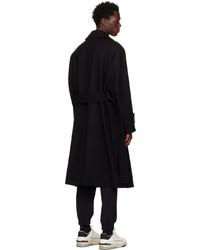 Pardessus noir Solid Homme