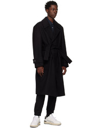 Pardessus noir Solid Homme