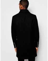 Pardessus noir Asos