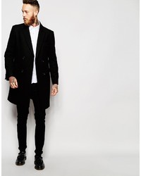 Pardessus noir Asos