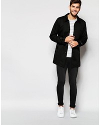 Pardessus noir Asos